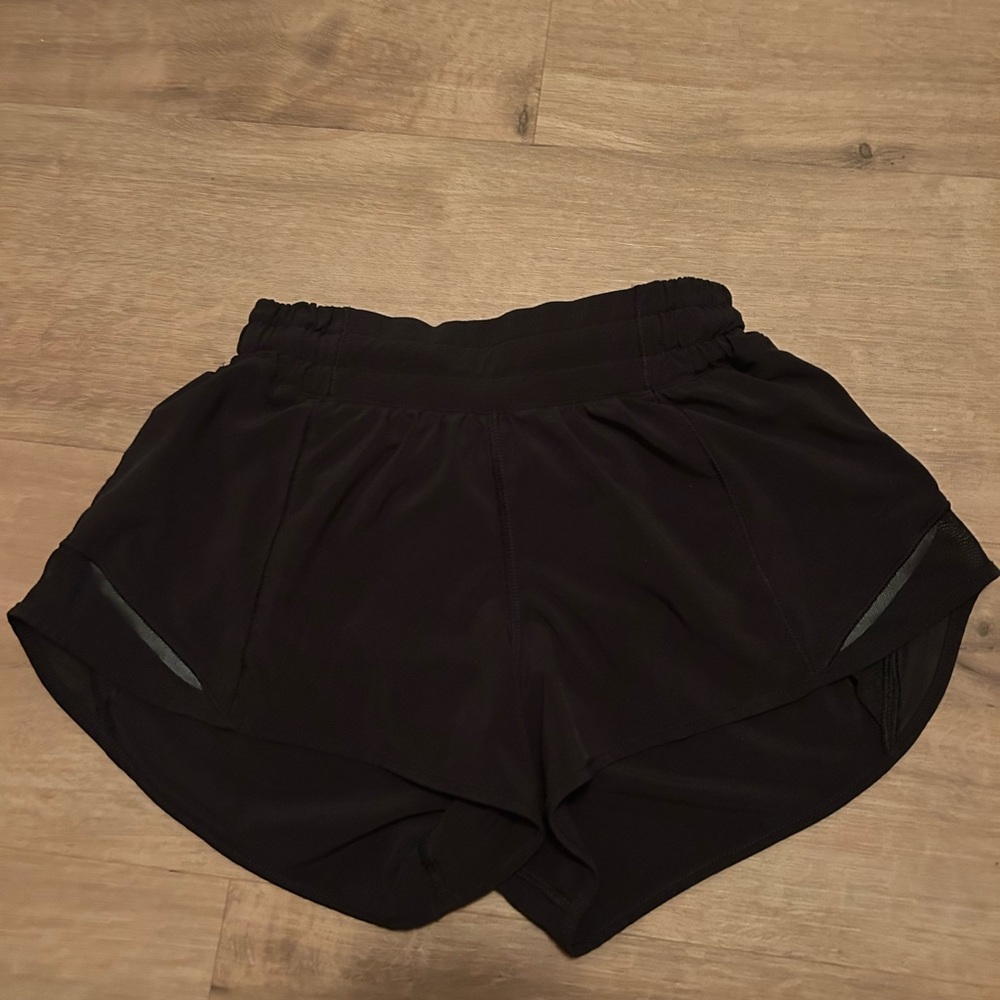 Lululemon Hotty Hot Black Shorts